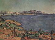 Paul Cezanne Le Golfe de Marseille vu de L'Estaque, oil